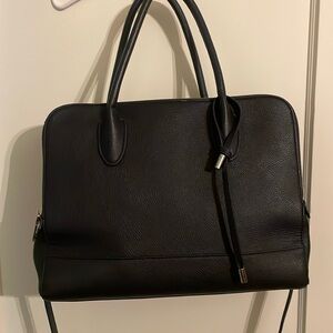 Elegant Navy Leather Handbag
